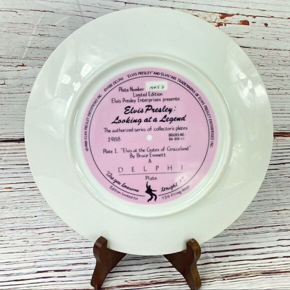 Elvis Presley “At The Gates Of Graceland” Plate - Picture 4 of 5